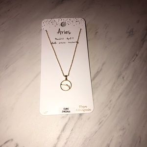 Aries Constellation Necklace 16” HypoAllergenic